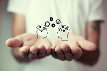 人体俯卧撑时的杠杆原理示意